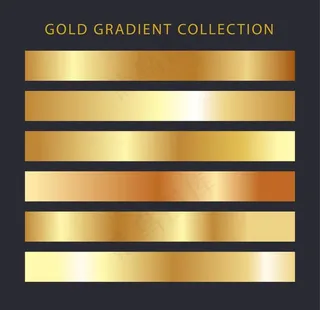 金色渐变色卡图片