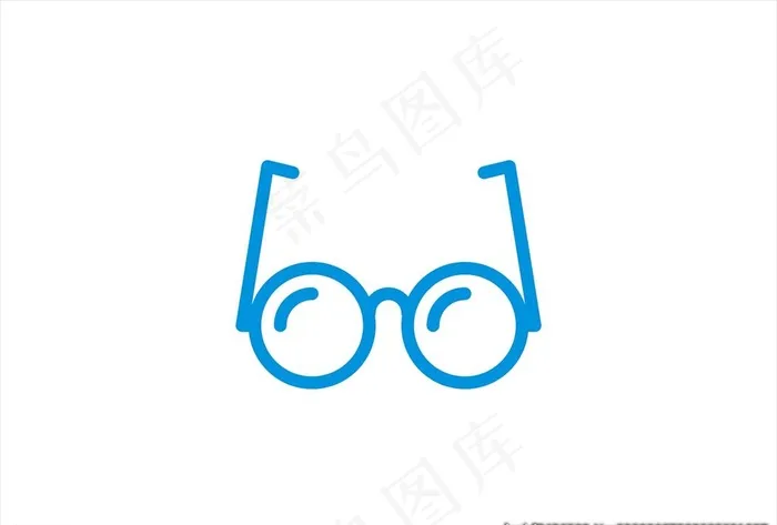 眼镜图标图片cdr矢量模版下载