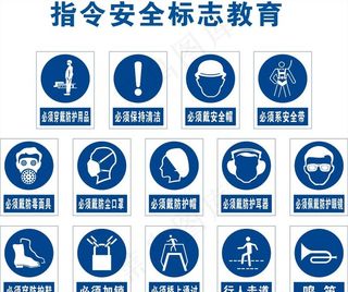 指令安全标志图片