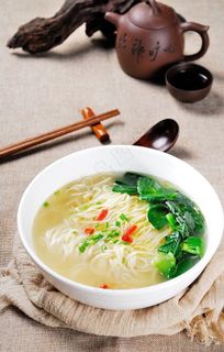 清汤面图片