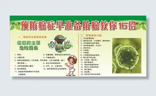 预防癌症早准备防癌教你16招图片