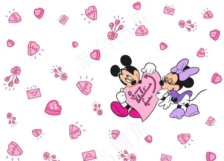 米奇心钻石图片