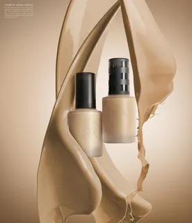 小清新水润简约化妆品海报图片