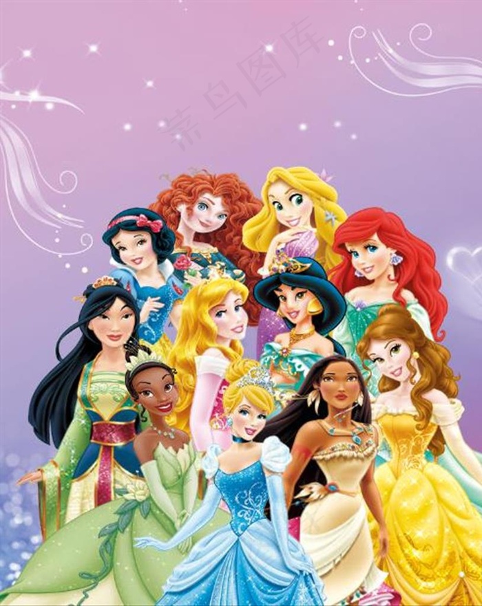 迪士尼 公主图片