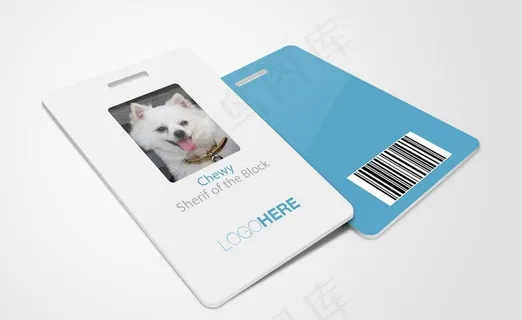 简约工作证样机图片 简约工作证样机图片