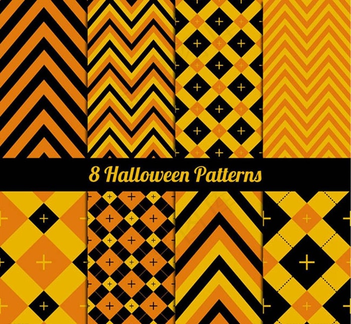 抽象橙色图案背景图片