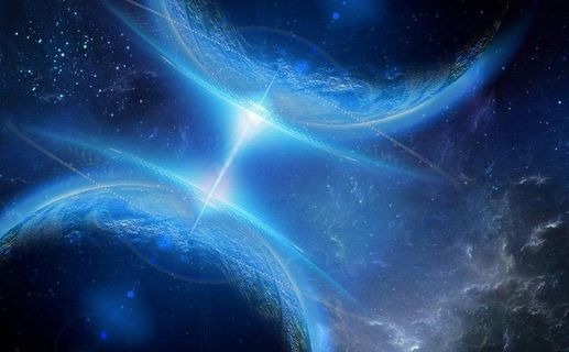 球面星球光芒背景图片