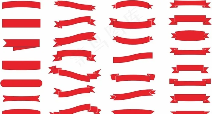 丝带图片cdr矢量模版下载