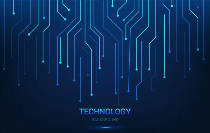 科技电路线条图片ai矢量模版下载