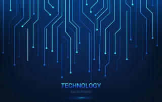 科技电路线条图片