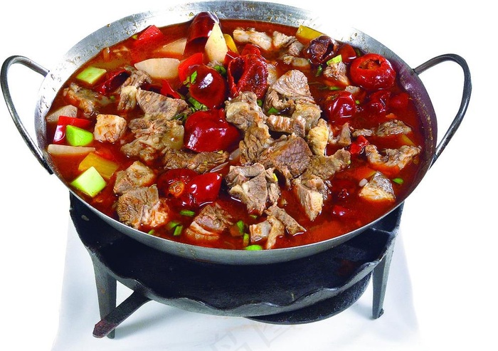 锅仔狗肉图片
