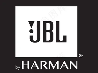 jbl标志黑底白字图片