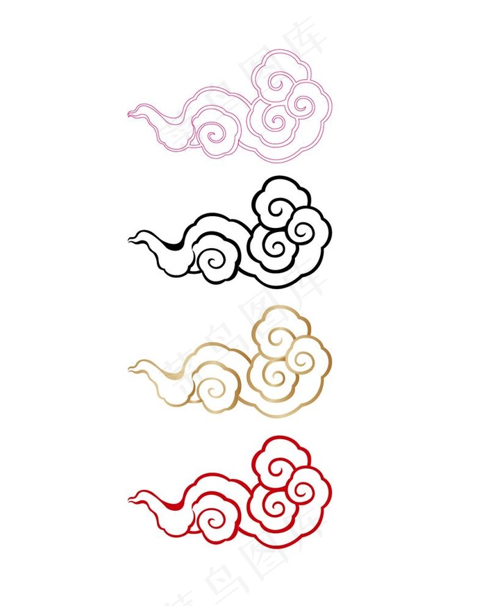 中国传统云纹图片