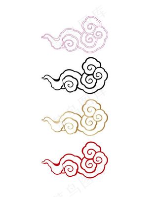 中国传统云纹图片