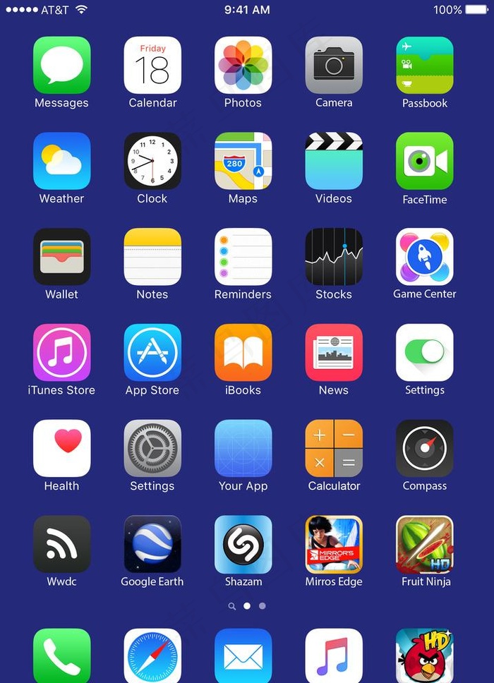 iphone6 图标 苹果图片psd模版下载