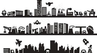 城市剪影图片