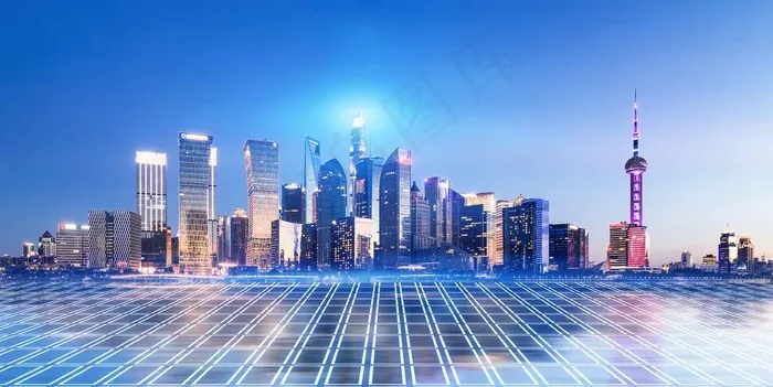 科技城市背景图片(3900X2080(DPI:75))psd模版下载