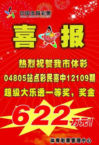 中国体育彩票 喜报图片