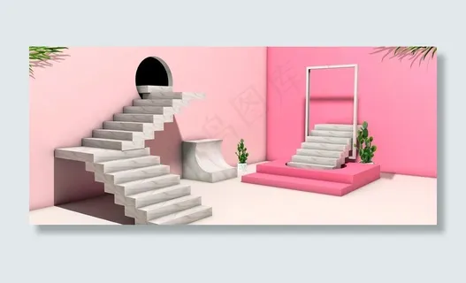 C4D电商海报设计图片