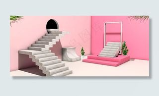 C4D电商海报设计图片