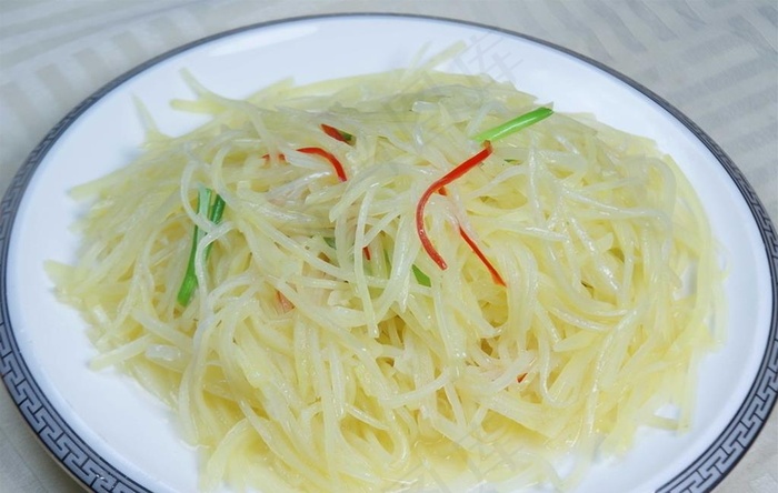 清炒土豆丝图片