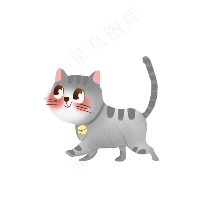 卡通猫图片psd模版下载