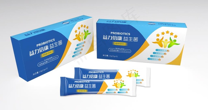 益生菌包装图片cdr矢量模版下载