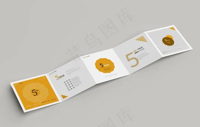 五折页设计图片(5460X3642(DPI:72))psd模版下载