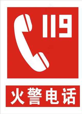 火警电话图片