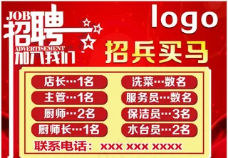 招聘海报图片