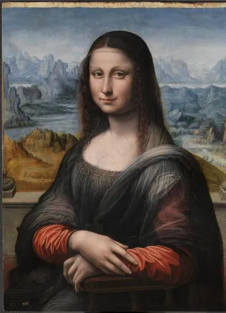 达芬奇油画图片