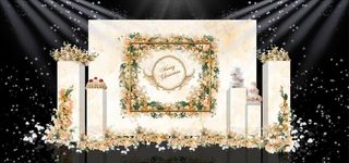 五一迎宾婚礼效果图图片