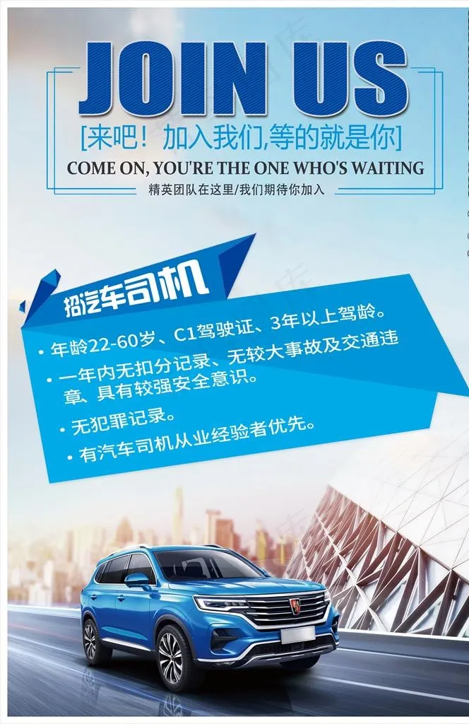招聘海报 招聘图片(4661X6866(DPI:80))psd模版下载