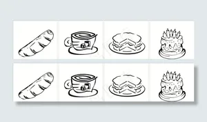 蛋糕房标志图片