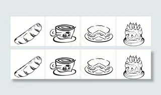 蛋糕房标志图片