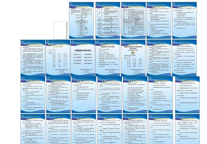 物业公司制度大全图片cdr矢量模版下载