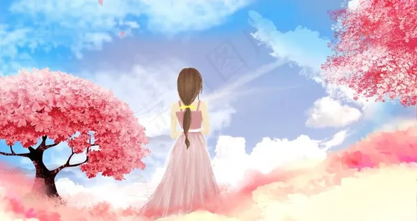 唯美插画图片 唯美插画图片