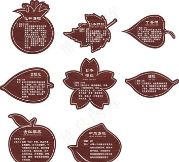 植物介绍牌图片