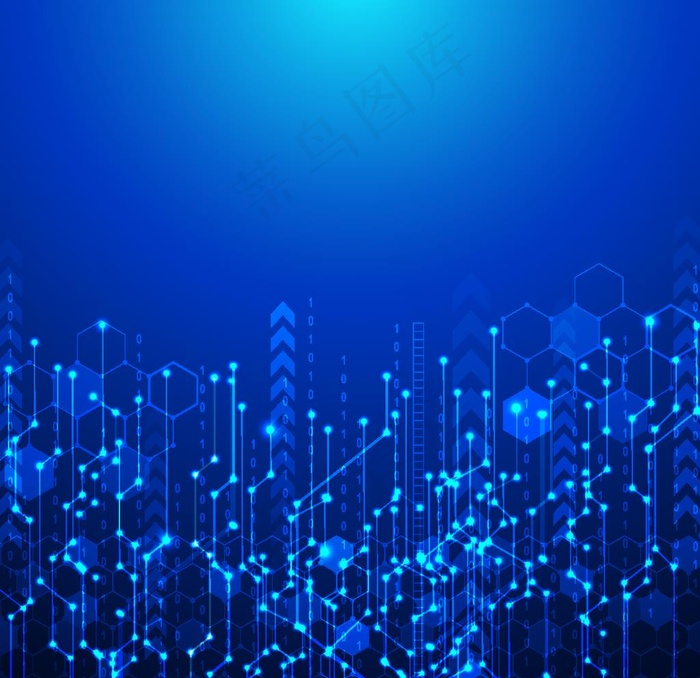 科技背景图片ai矢量模版下载
