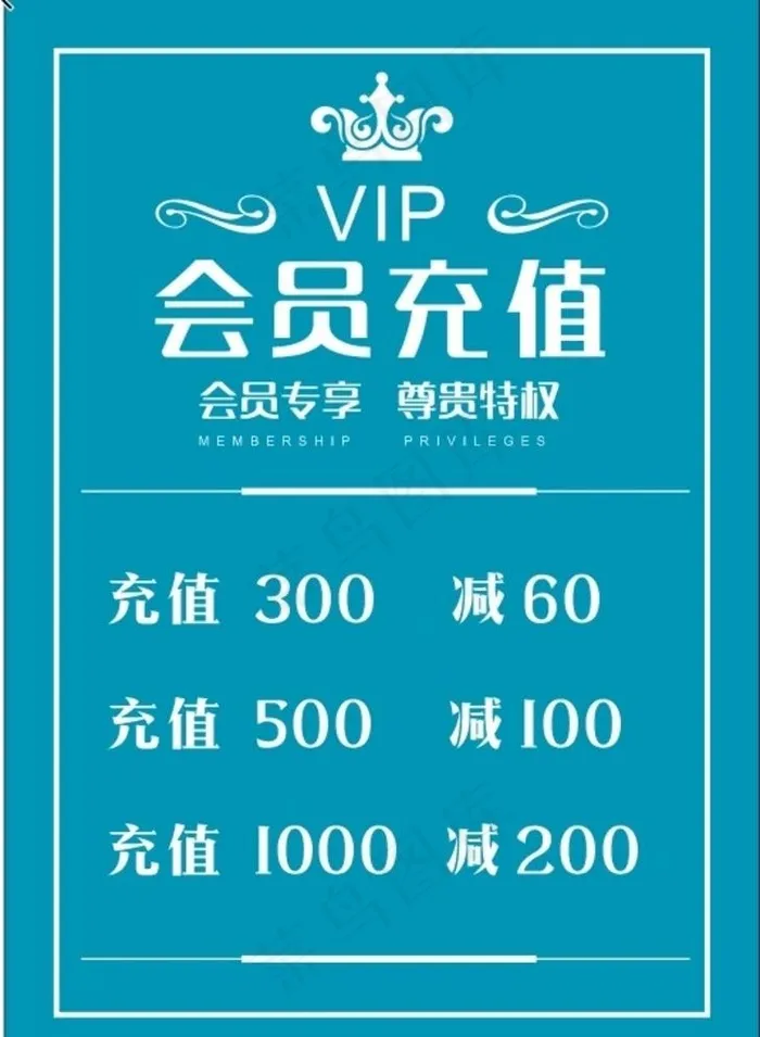 会员充值 VIP图片cdr矢量模版下载