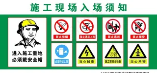 施工入场须知图片