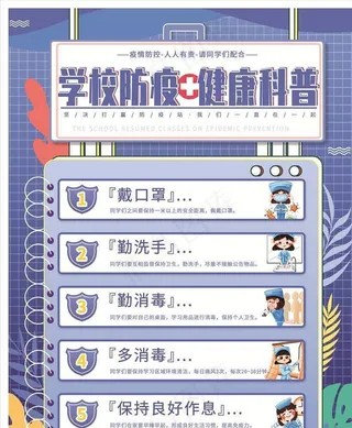 学校防疫图片