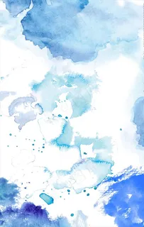 蓝色水彩图片 蓝色水彩图片