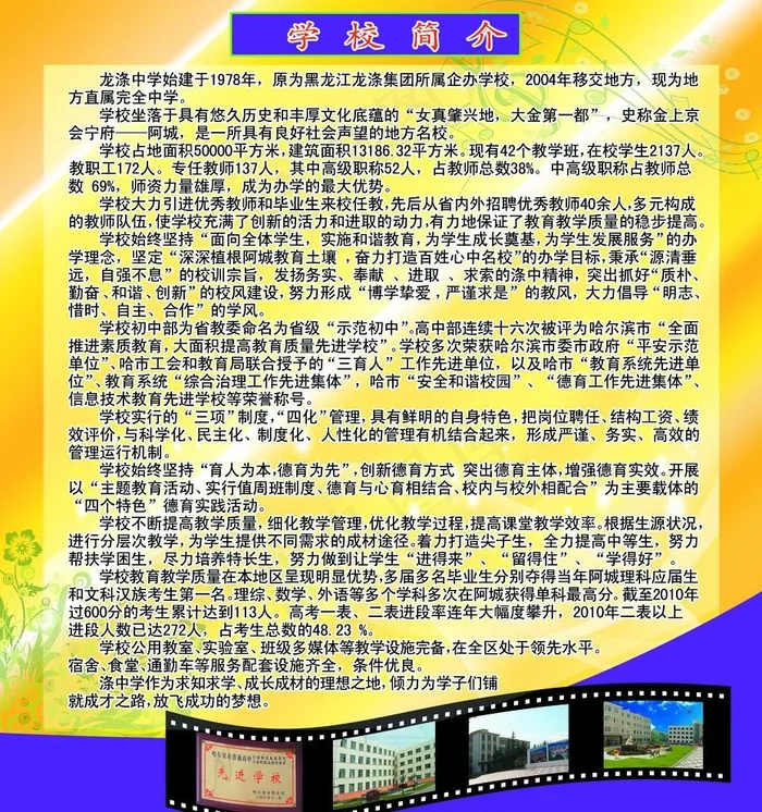 学校简介图片(3402X3742(DPI:72))psd模版下载