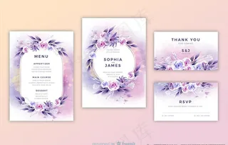 婚礼邀请函图片