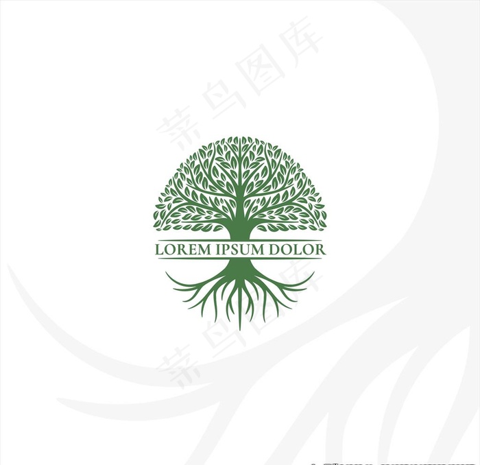树图标图片eps,ai矢量模版下载