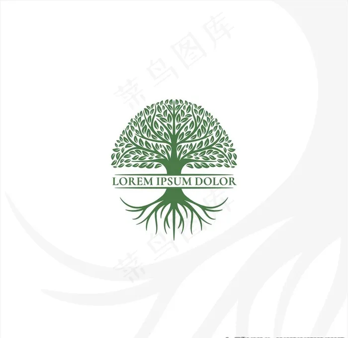 树图标图片eps,ai矢量模版下载