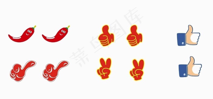 大拇指 辣椒 素材 拇指素材图片cdr矢量模版下载
