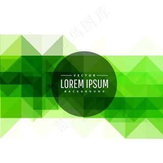 绿色三角形背景图片