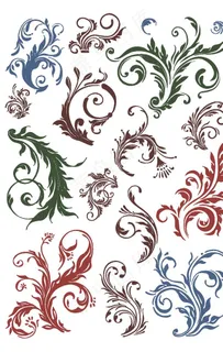 欧式花纹图片
